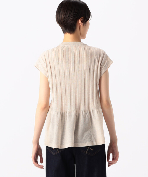 COMME CA（コムサ）の「スパークレーヨンポリエステル プルオーバー（ニット/セーター・レディース・ホワイト/ベージュ・9号/11号）」の16枚目の写真