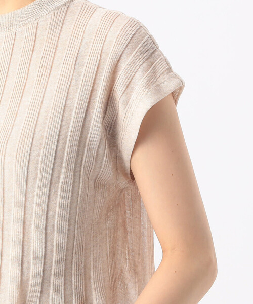 COMME CA（コムサ）の「スパークレーヨンポリエステル プルオーバー（ニット/セーター・レディース・ホワイト/ベージュ・9号/11号）」の18枚目の写真
