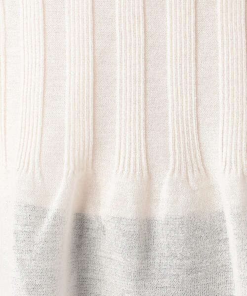 COMME CA（コムサ）の「スパークレーヨンポリエステル プルオーバー（ニット/セーター・レディース・ホワイト/ベージュ・9号/11号）」の4枚目の写真