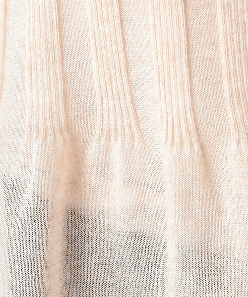 COMME CA（コムサ）の「スパークレーヨンポリエステル プルオーバー（ニット/セーター・レディース・ホワイト/ベージュ・9号/11号）」の6枚目の写真