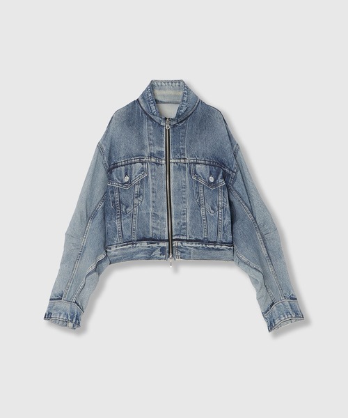 メゾンマーブル♡Denim Jacket 再販】Tulle Denim Jacket – MAISON MARBLE