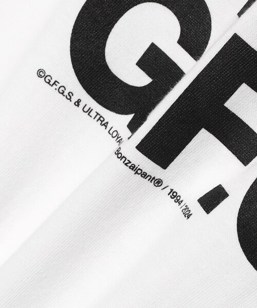TOKYO CULTUART by BEAMS（トウキョウカルチャートバイビームス）の「ULTRA LOYALITIES by Bonzaipaint × G.F.G.S / & G.F.G.S Tee shirt（Tシャツ/カットソー・レディース・ホワイト・SMALL/X-LARGE/MEDIUM/LARGE）」の6枚目の写真