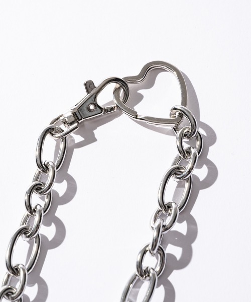 PLAN To（プラントゥ）の「Surgical Stainless Wide Chain Motif Necklace - サージカルステンレスワイドチェーンモチーフネックレス（ネックレス・メンズ・シルバー・FREE）」の4枚目の写真