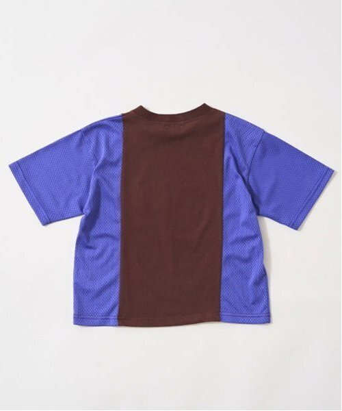 b・ROOM(ビールーム)の「【カイテキ天竺】バイカラービッグTシャツ【子供服】【キッズ】【男の子】【女の子】(Tシャツ/カットソー・キッズ・ホワイト系その他/パープル系その他/ダークブラウン/ターコイズブルー・140cm/120cm/150cm/100cm/110cm/130cm)」の17枚目の写真