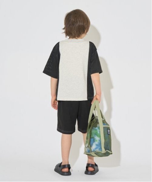 b・ROOM(ビールーム)の「【カイテキ天竺】バイカラービッグTシャツ【子供服】【キッズ】【男の子】【女の子】(Tシャツ/カットソー・キッズ・ホワイト系その他/パープル系その他/ダークブラウン/ターコイズブルー・140cm/120cm/150cm/100cm/110cm/130cm)」の11枚目の写真
