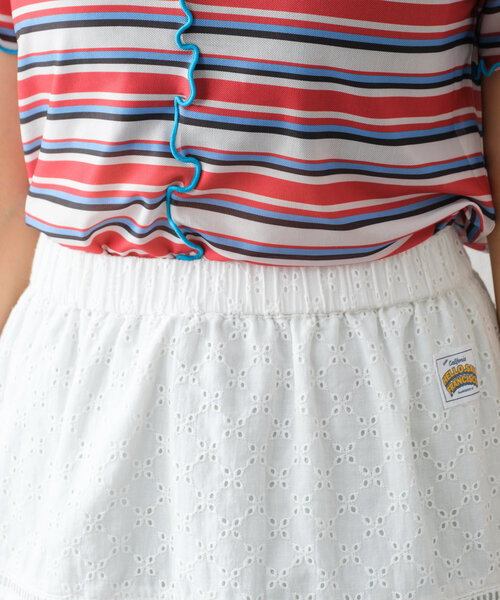 HELLO.SANFRANCISCO（ハローサンフランシスコ）の「【HELLO.SANFRANCISCO】レースレイヤードスカート（スカート・レディース・ピンク/ホワイト/サックスブルー・ONE SIZE）」の21枚目の写真