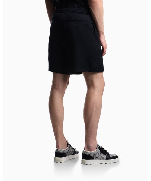 EMPORIO ARMANI(エンポリオアルマーニ)の「【エンポリオ アルマーニ】レギュラーフィット バミューダパンツ テンセルジャカード(その他パンツ・メンズ・ブラック/モカ/その他・44/46/48/50/52)」の4枚目の写真