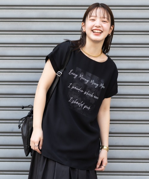 tシャツ 「meeny miny」「旭山動物園応援商品」アニマルPhotoシフォンTシャツ レディース meeny miny】【旭山動物園応援商品】アニマルPhotoシフォンT