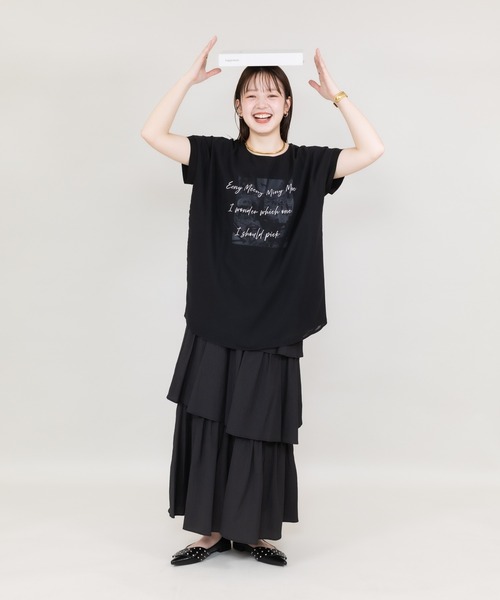 tシャツ 「meeny miny」「旭山動物園応援商品」アニマルPhotoシフォンTシャツ レディース meeny miny】【旭山動物園応援商品】アニマルPhotoシフォンT