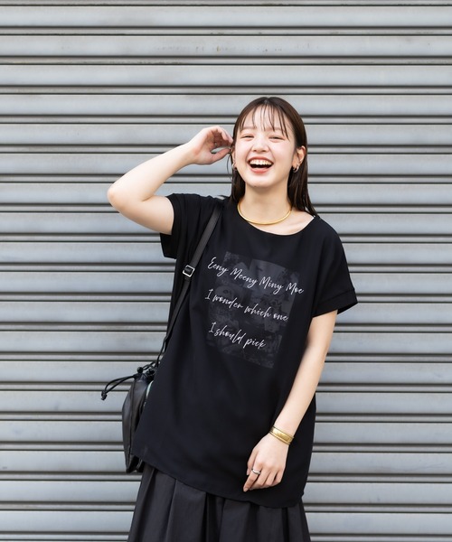 KATHARINE ROSS（キャサリンロス）の「【meeny miny】【旭山動物園応援商品】アニマルPhotoシフォンTシャツ（Tシャツ/カットソー・レディース・ホワイト/ブラック・MEDIUM）」の4枚目の写真