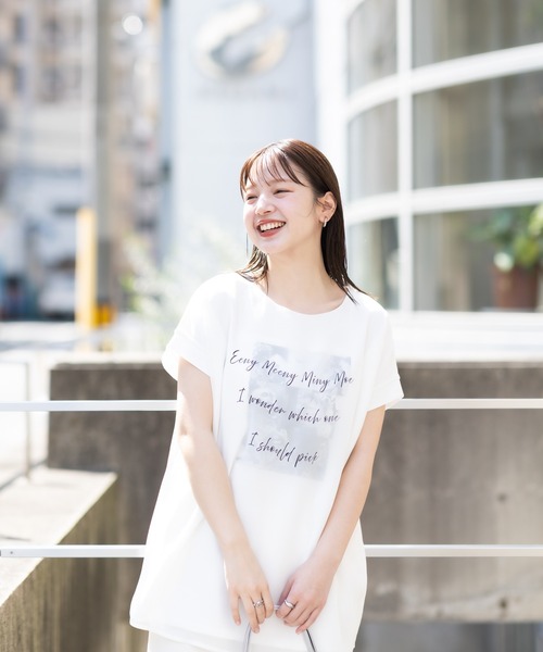tシャツ 「meeny miny」「旭山動物園応援商品」アニマルPhotoシフォンTシャツ レディース KATHARINE ROSS tシャツ 「meeny miny」「旭山動物園応援商品