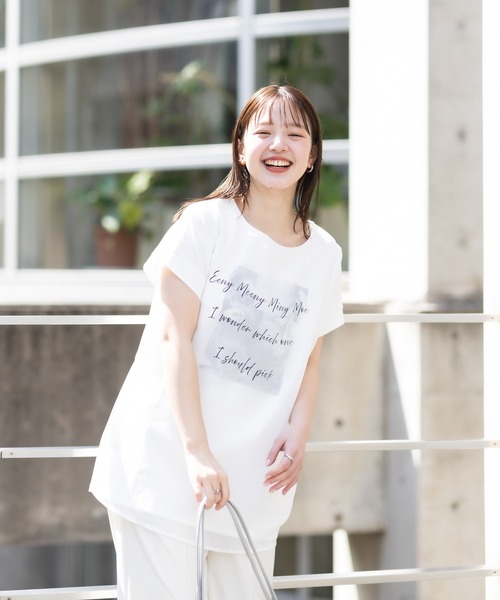 KATHARINE ROSS（キャサリンロス）の「【meeny miny】【旭山動物園応援商品】アニマルPhotoシフォンTシャツ（Tシャツ/カットソー・レディース・ホワイト/ブラック・MEDIUM）」の20枚目の写真