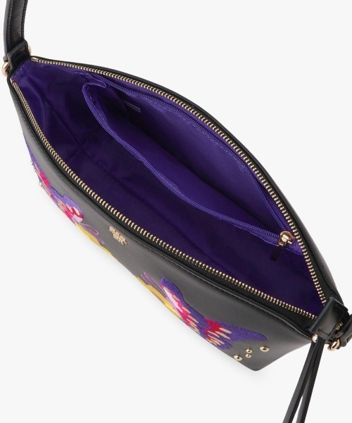 ANNA SUI(アナスイ)の「ファミリアアート ショルダーバッグ(ショルダーバッグ・レディース・アイボリー/ブラック/パープル・FREE)」の11枚目の写真