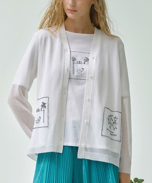 STUDIO PICONE（スタジオピッコーネ）の「コットン１００％冷感プルオーバー（Tシャツ/カットソー・レディース・ブラック/グリーン/ホワイト/オレンジ・M/L/LL）」の11枚目の写真