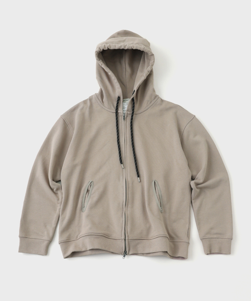 JOINT WORKS(ジョイントワークス)の「MYS MYS/ミースミースCIRCLE ZIP UP HOODIE(パーカー・メンズ・ベージュ/ブラック・LARGE/MEDIUM)」の8枚目の写真