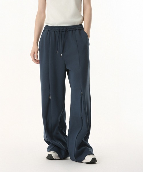 CORPUS TOKYO(コーパス トーキョー)の「フロントジップスウェットパンツ(スウェットパンツ・メンズ・ブラック/ネイビー/グレー・1/2/4/3)」の3枚目の写真