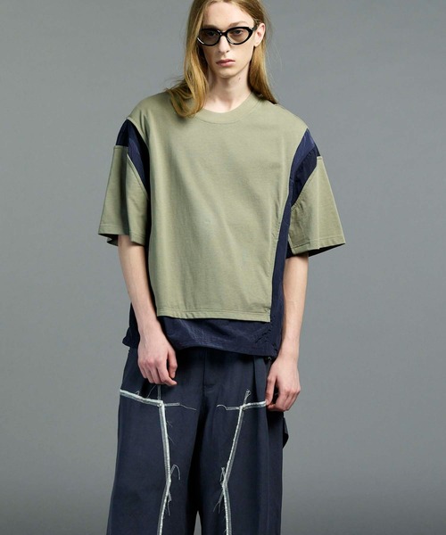 メゾンスペシャル プライムオーバーレイヤリングクルーネックTシャツ UNISEX》Prime-Over Layering Crew Neck T-shirt/プライム