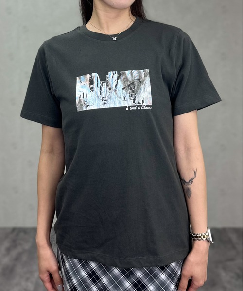  peak Aerocool Woven パッチ Tシャツ 2colors snow peak スノーピーク メンズ アウトドア 半袖Tシャツ