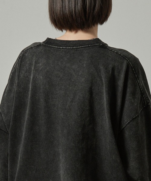 Alfred Alex(アルフレッドアレックス)の「【Alfred Alex】ヴィンテージ加工ロックプリント半袖Tシャツ(Tシャツ/カットソー・メンズ・ブラック/ブラック系1/ブラック系2・L/M)」の17枚目の写真