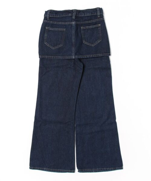 MEBXX*日本未入荷*フェイクツーピース/レイヤー デニムパンツ セール】HIROKI - ダブルポケットデニムパンツ made in