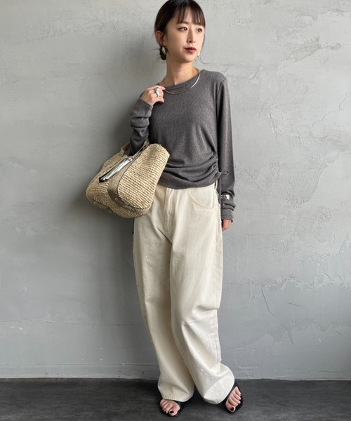 ifsixwasnine / ロングスリーブカットソー Bonfil / クルーネックロングスリーブカットソー｜ESTNATION
