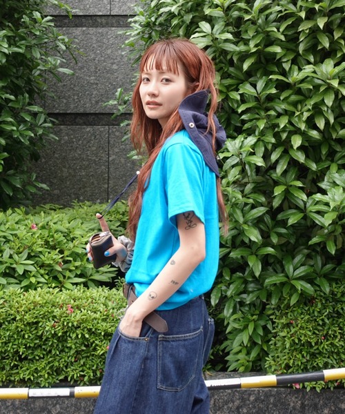 TEEN BOOP(ティーンブープ)の「カラーコンパクトTee(Tシャツ/カットソー・レディース・ブラック/ブルー/ホワイト/レッド・FREE)」の1枚目の写真