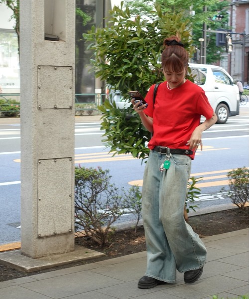 TEEN BOOP(ティーンブープ)の「カラーコンパクトTee(Tシャツ/カットソー・レディース・ブラック/ブルー/ホワイト/レッド・FREE)」の6枚目の写真