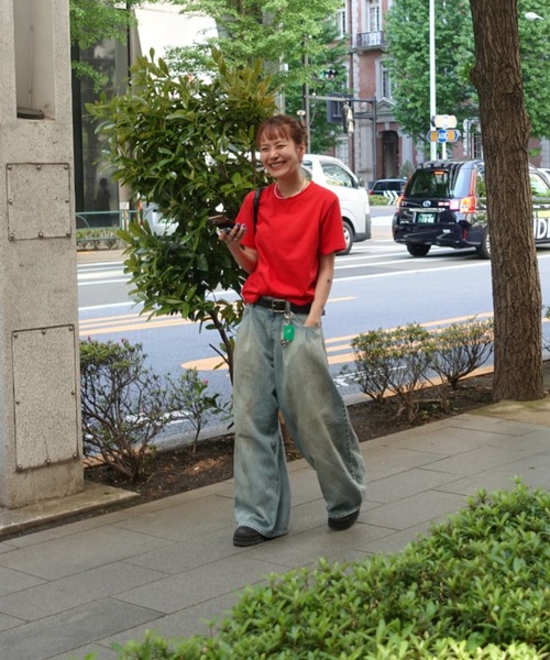 TEEN BOOP(ティーンブープ)の「カラーコンパクトTee(Tシャツ/カットソー・レディース・ブラック/ブルー/ホワイト/レッド・FREE)」の7枚目の写真