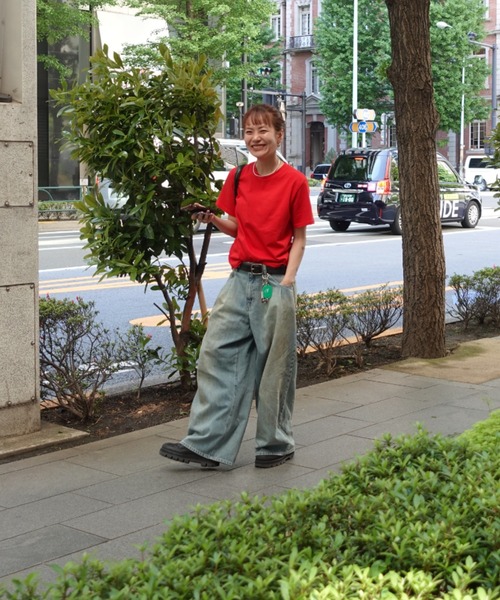 TEEN BOOP(ティーンブープ)の「カラーコンパクトTee(Tシャツ/カットソー・レディース・ブラック/ブルー/ホワイト/レッド・FREE)」の8枚目の写真