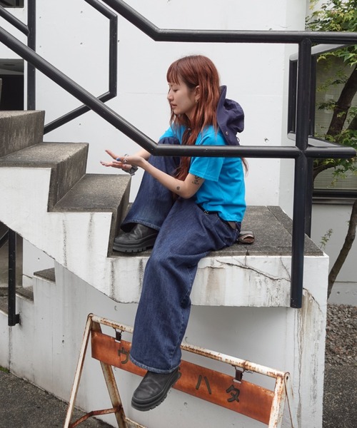 TEEN BOOP(ティーンブープ)の「カラーコンパクトTee(Tシャツ/カットソー・レディース・ブラック/ブルー/ホワイト/レッド・FREE)」の5枚目の写真