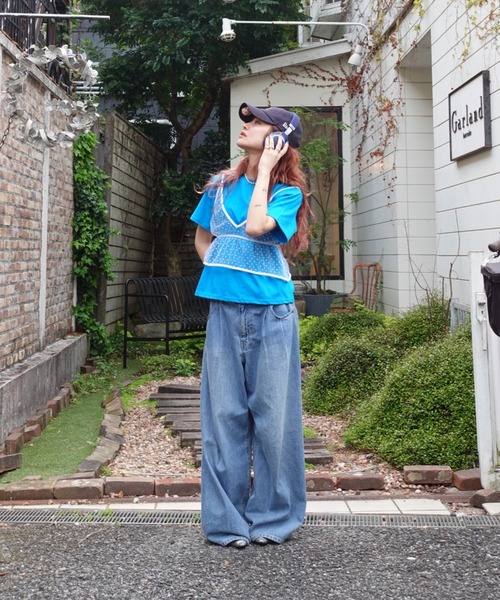 TEEN BOOP(ティーンブープ)の「カラーコンパクトTee(Tシャツ/カットソー・レディース・ブラック/ブルー/ホワイト/レッド・FREE)」の14枚目の写真