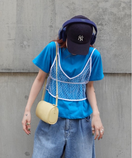 TEEN BOOP(ティーンブープ)の「カラーコンパクトTee(Tシャツ/カットソー・レディース・ブラック/ブルー/ホワイト/レッド・FREE)」の15枚目の写真