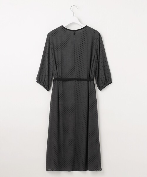 J.PRESS（ジェイプレス）の「【洗える】ドットフロッキープリント ワンピース（ワンピース・レディース・グレー系5/ブラウン系5・11/9）」の11枚目の写真