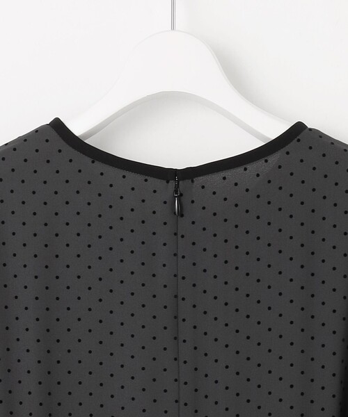 J.PRESS（ジェイプレス）の「【洗える】ドットフロッキープリント ワンピース（ワンピース・レディース・グレー系5/ブラウン系5・11/9）」の16枚目の写真