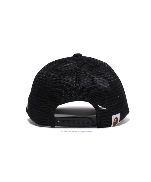 BAPE x 千葉 ロッテ マリーンズ MESH CAP A BATHING APE - BAPE x 千葉 ロッテ マリーンズ MESH CAPの通販