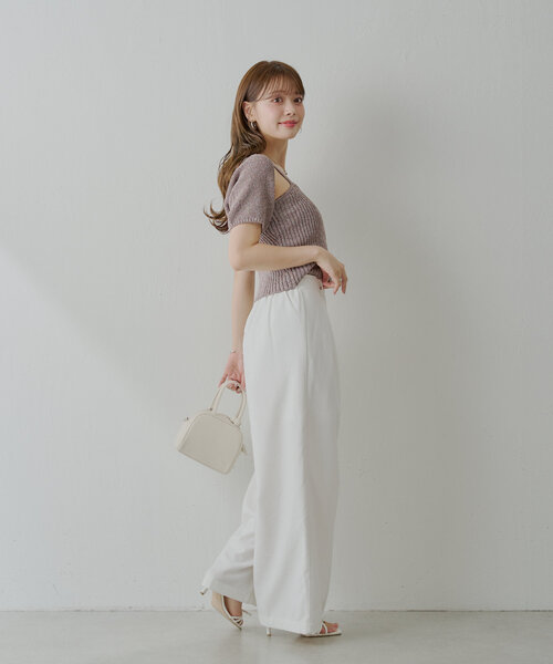 セール】【SET ITEM】フロントボタンキャミ+ボレロセット