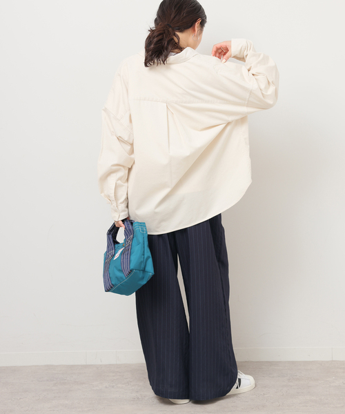 JOURNAL STANDARD relume(ジャーナルスタンダード レリューム)の「N/Rダブルストライプパンツ(その他パンツ・レディース・ブラウン/ネイビー・38/36)」の11枚目の写真