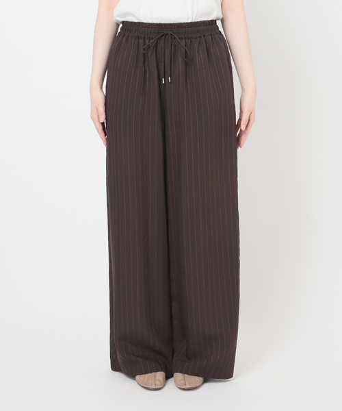JOURNAL STANDARD relume(ジャーナルスタンダード レリューム)の「N/Rダブルストライプパンツ(その他パンツ・レディース・ブラウン/ネイビー・38/36)」の5枚目の写真