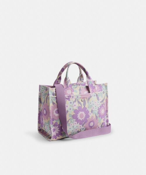 【 COACH 】 カーゴ トート バッグ フローラル プリント カーゴ トート バッグ・フローラル プリント（トートバッグ