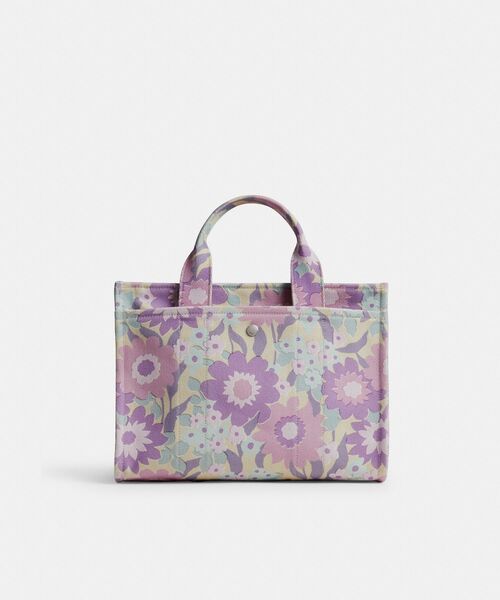 【 COACH 】 カーゴ トート バッグ フローラル プリント COACH｜【公式】カーゴ トート バッグ・フローラル プリント