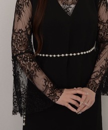 VIBGYOR Women | 【resonance】パール シンプルデザイン ウエストマーク ベルト【マルチウェイ/オケージョン】(ベルト)