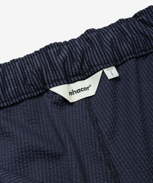 rehacer(レアセル)の「rehacer : SeersuckerBig Tuck Shorts / シアサッカー ビックタックショーツ(その他パンツ・メンズ・ブラック/ネイビー・SMALL/MEDIUM/LARGE)」の7枚目の写真