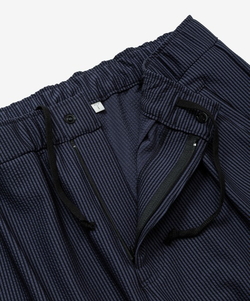rehacer(レアセル)の「rehacer : SeersuckerBig Tuck Shorts / シアサッカー ビックタックショーツ(その他パンツ・メンズ・ブラック/ネイビー・SMALL/MEDIUM/LARGE)」の8枚目の写真