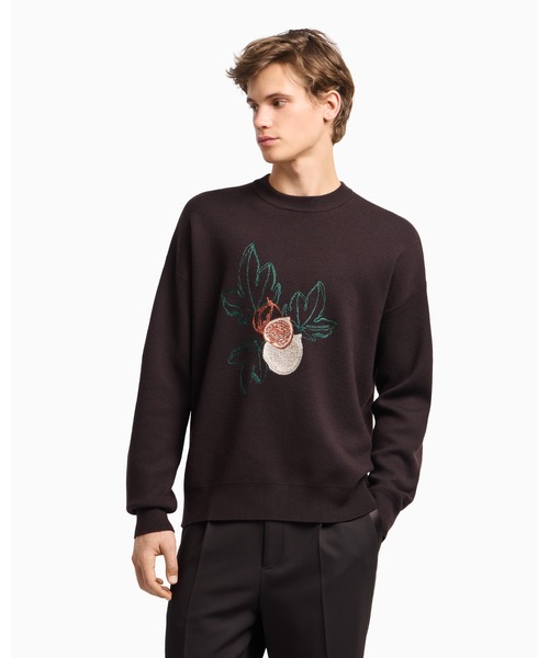 セール】【エンポリオ アルマーニ】セーター バージンウール プレーン