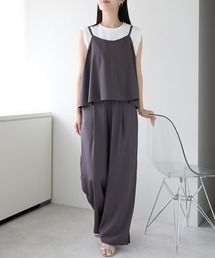 PREFERIR | セットアップ とろみ ワイドパンツ&キャミソール 2点セット(その他パンツ)