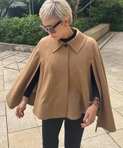 JENNE(ジェンヌ)の「機能中綿ベストセットケープ(その他アウター・レディース・ベージュ/ブラック/グレー・SMALL/MEDIUM/LARGE)」の15枚目の写真