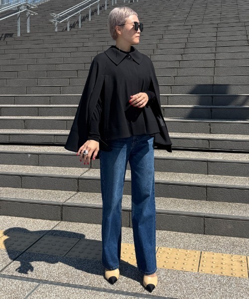 JENNE(ジェンヌ)の「機能中綿ベストセットケープ(その他アウター・レディース・ベージュ/ブラック/グレー・SMALL/MEDIUM/LARGE)」の9枚目の写真