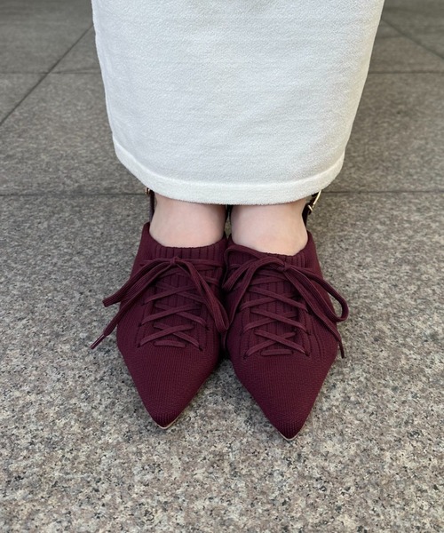 lace up sneaker mule / レースアップスニーカーミュール（パンプス