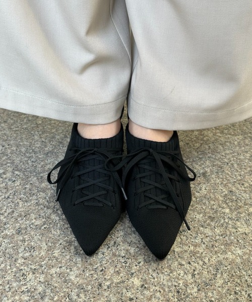 lace up sneaker mule / レースアップスニーカーミュール（パンプス