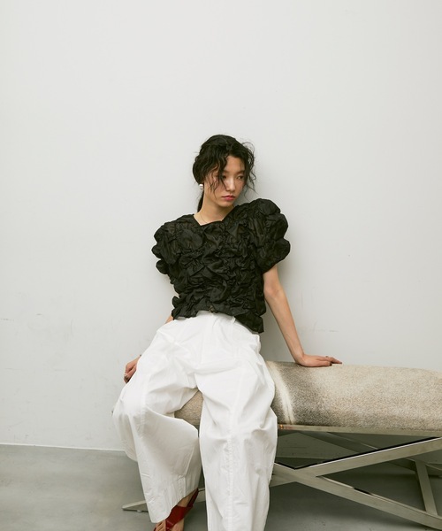 ALEXIASTAM shirring topsシャーリングトップス ALEXIA STAM（アリシアスタン）の「Shirring Top /シャーリング